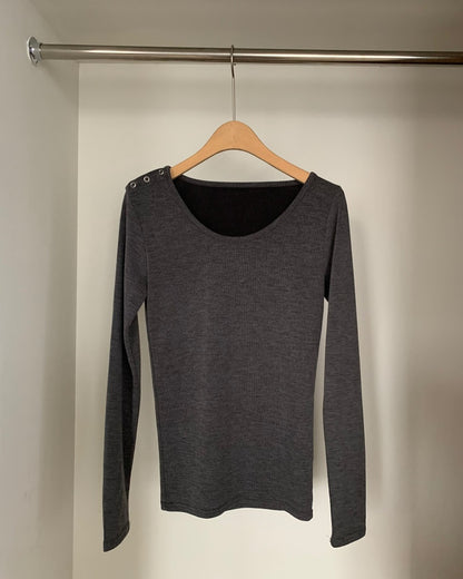 snap button top
