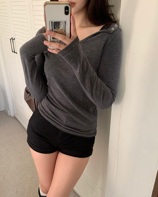 snap button top