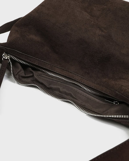 earth suede bag (two-way)