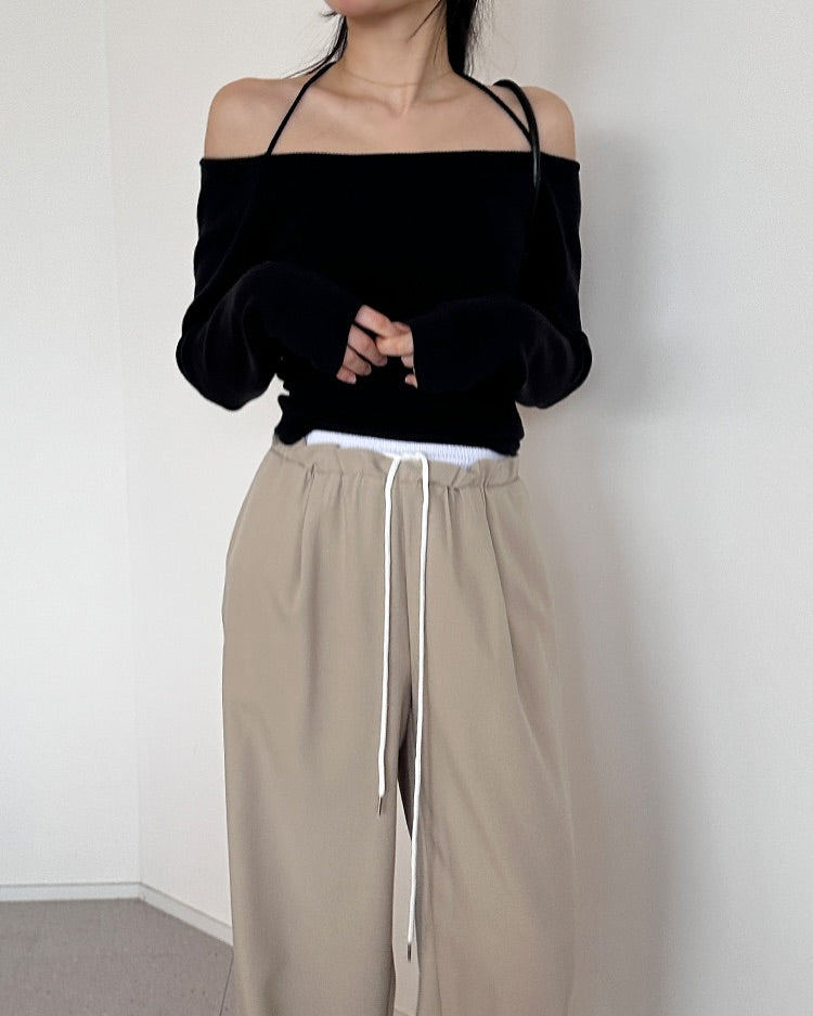 belle halter knit