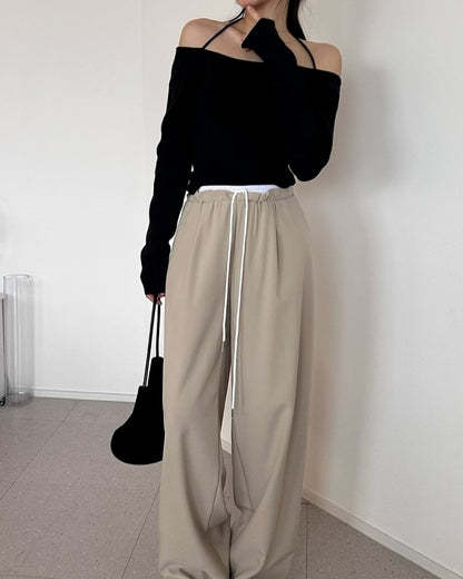 belle halter knit