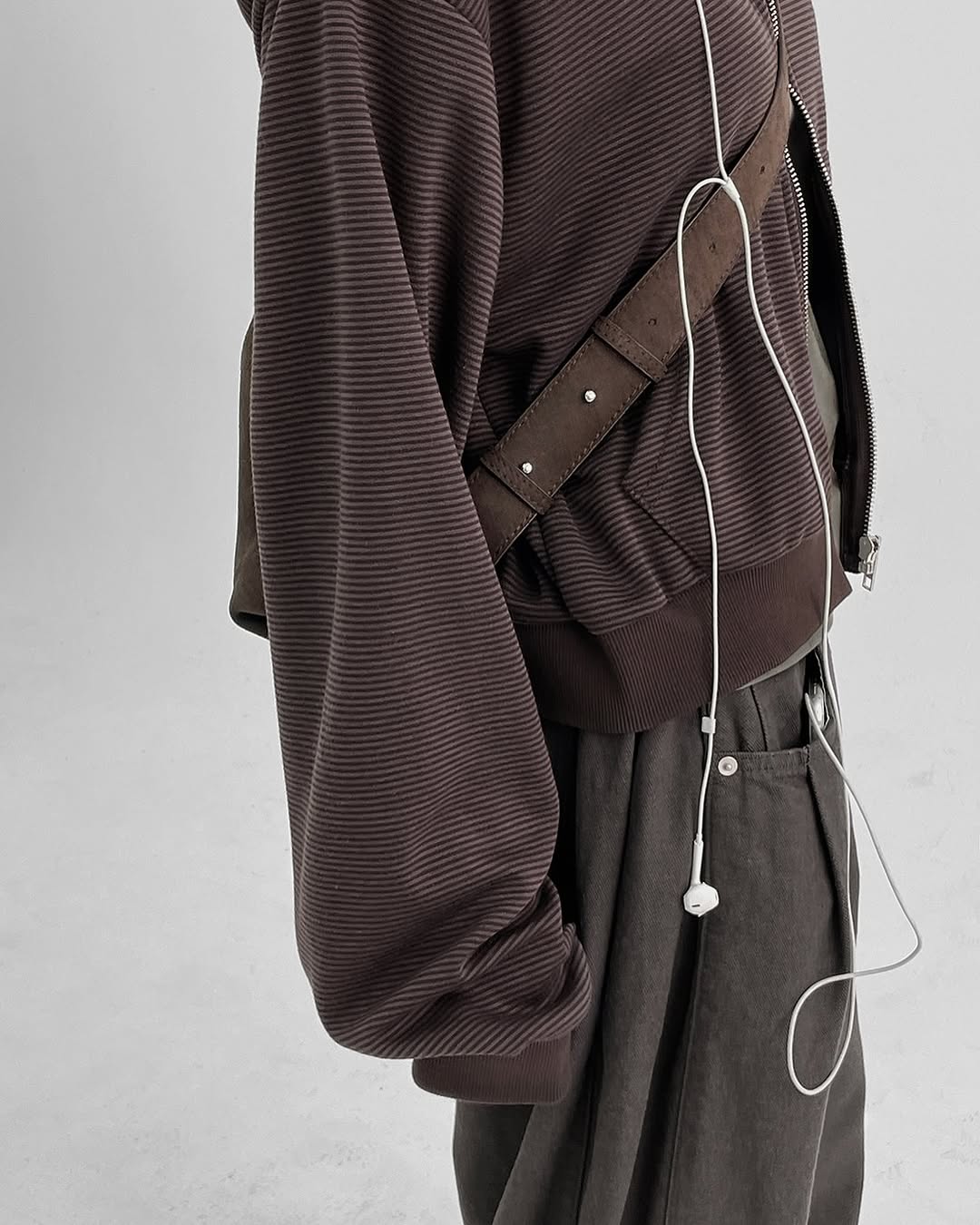 earth suede bag (two-way)
