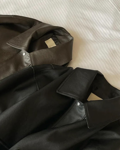 zino vegan leather jacket