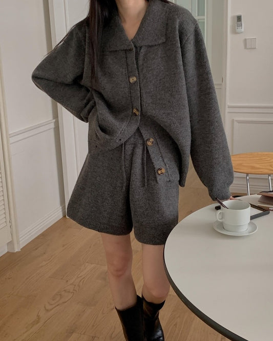 duo cardigan set