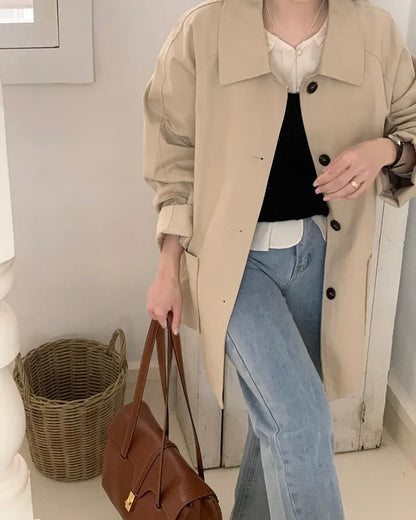 autumn trench coat