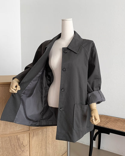 autumn trench coat
