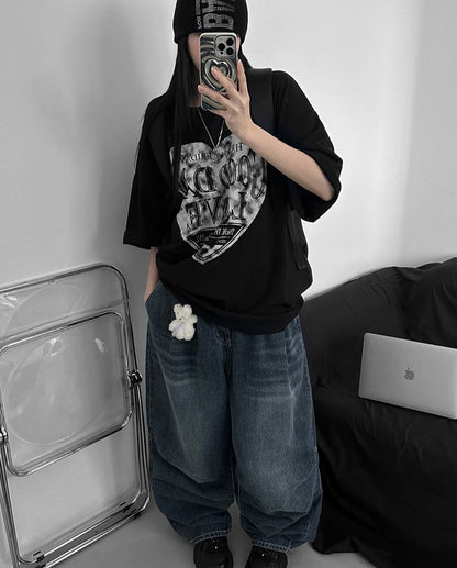 love oversized top