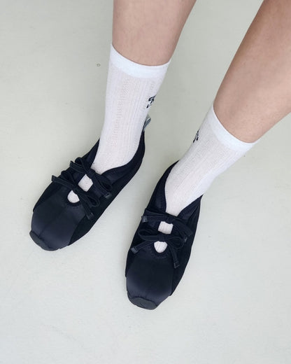 hay ribbon shoes (heels 3cm)