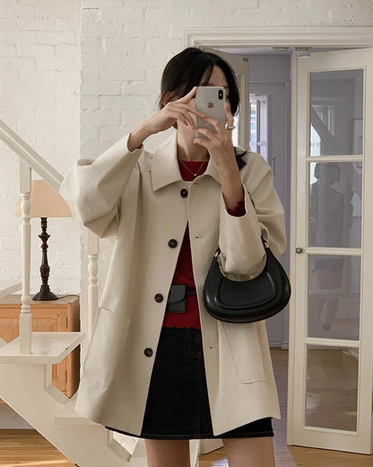 autumn trench coat