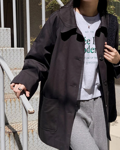 autumn trench coat