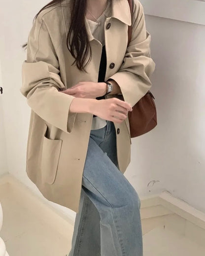 autumn trench coat