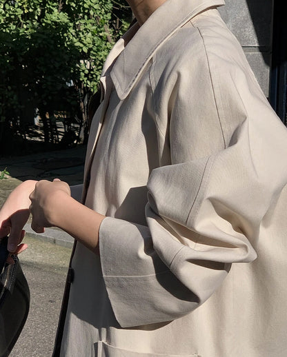 autumn trench coat