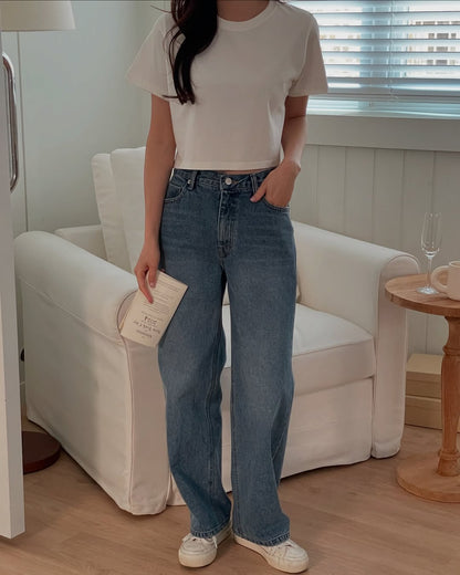 billy banding denim pants