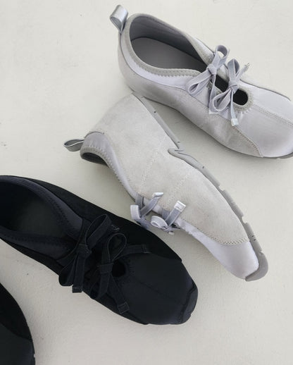 hay ribbon shoes (heels 3cm)