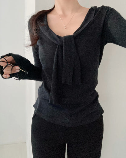 ella tie knit