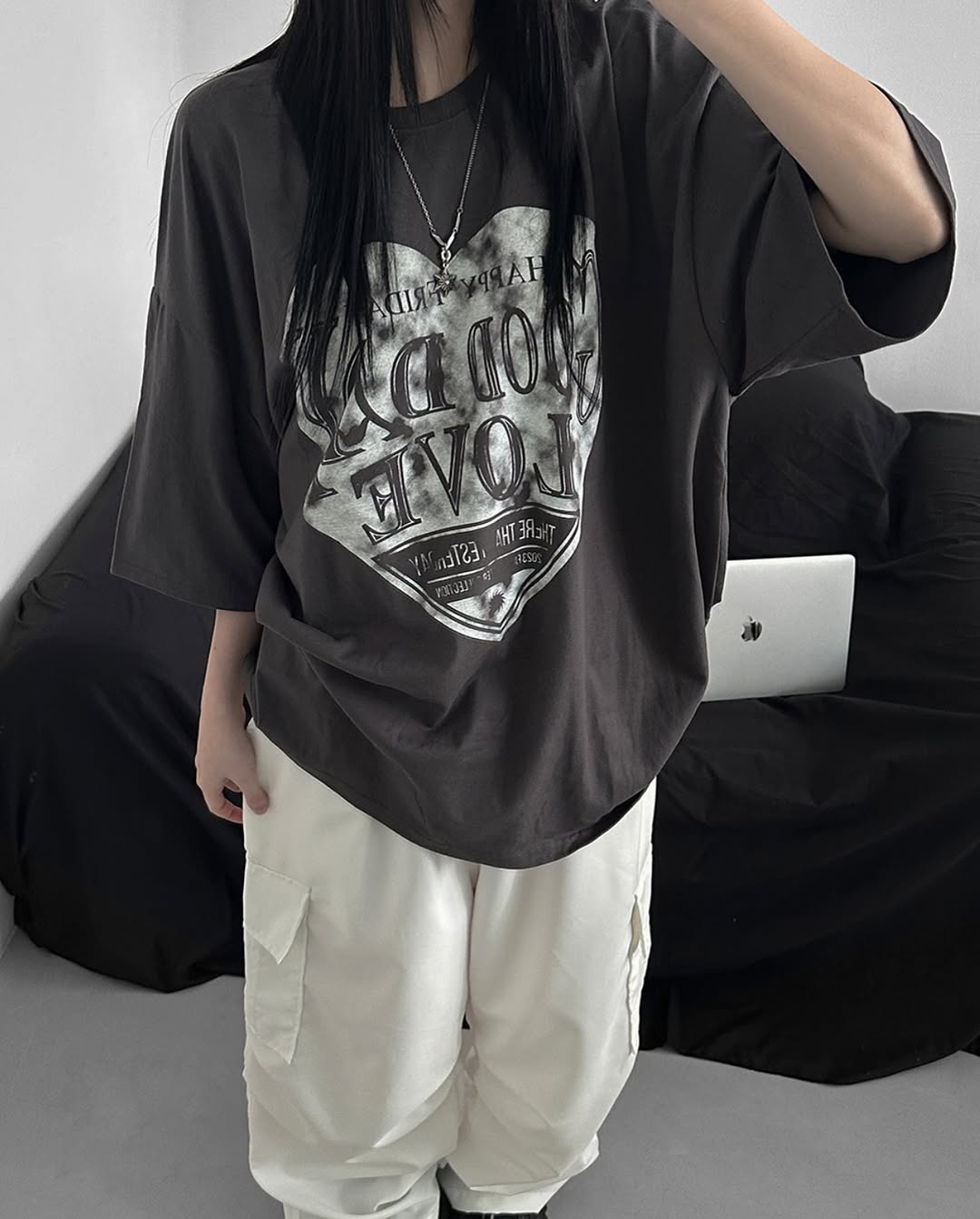 love oversized top