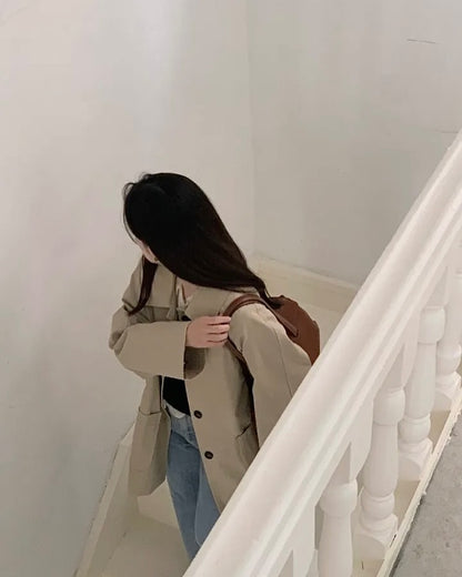 autumn trench coat
