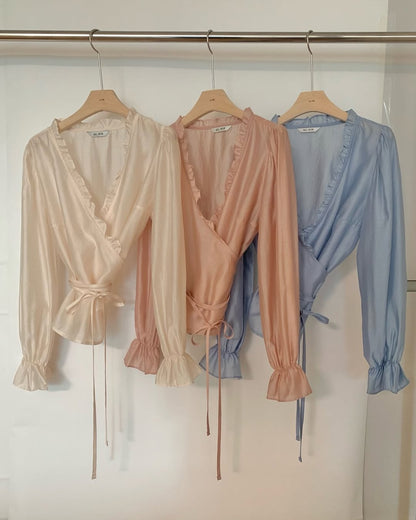 roman frill blouse