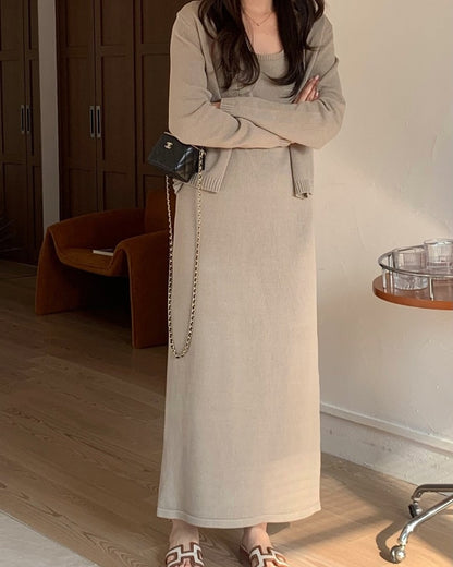 remi knit cardigan set