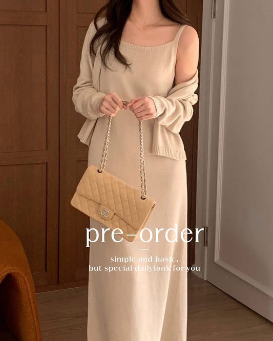 remi knit cardigan set
