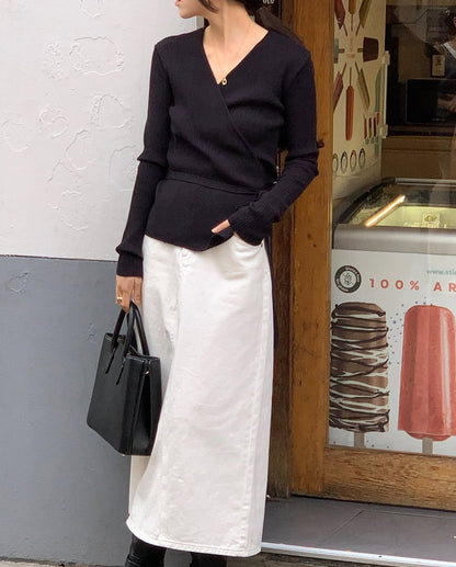 ella wrap knit