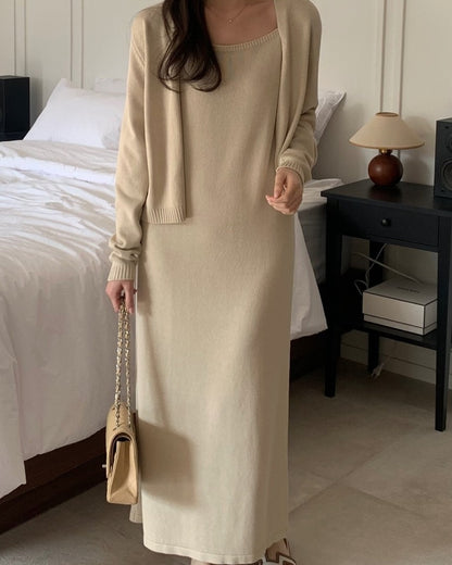 remi knit cardigan set