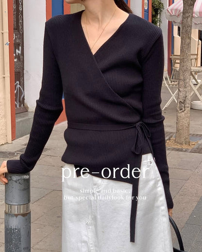 ella wrap knit