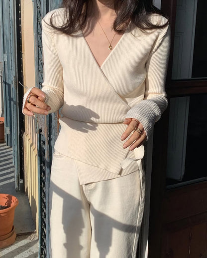 ella wrap knit