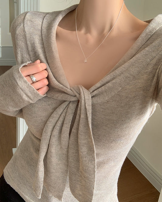 ella tie knit